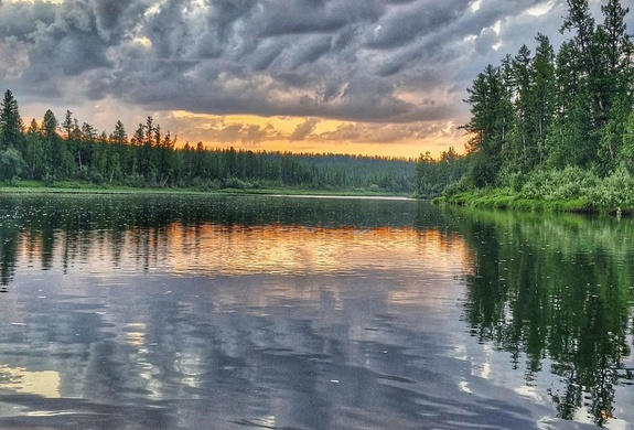 река Сухая Тунгуска