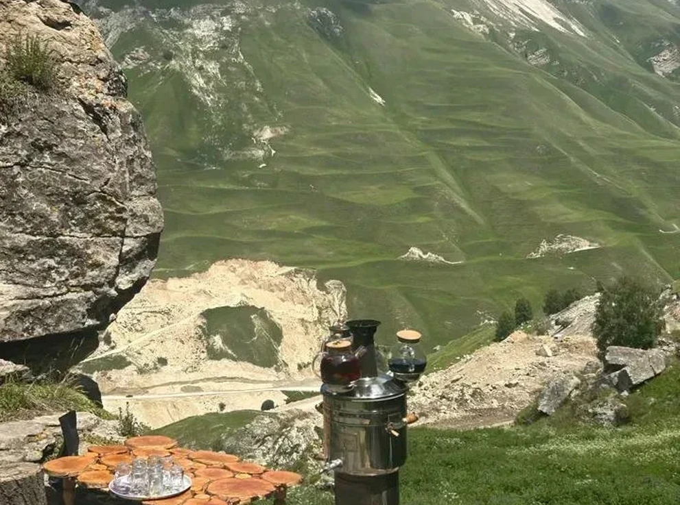 Чаепитие в горах 