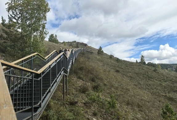 Лестница на Торгашинский хребет