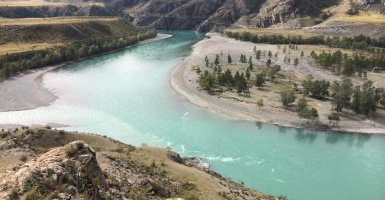 Устье Катуни и Чуи