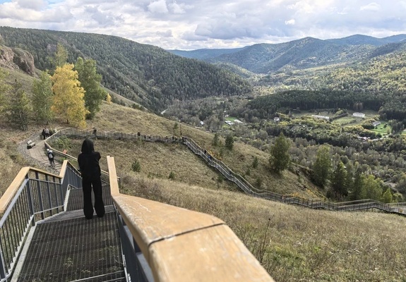 Лестница на Торгашинский хребет - вершина