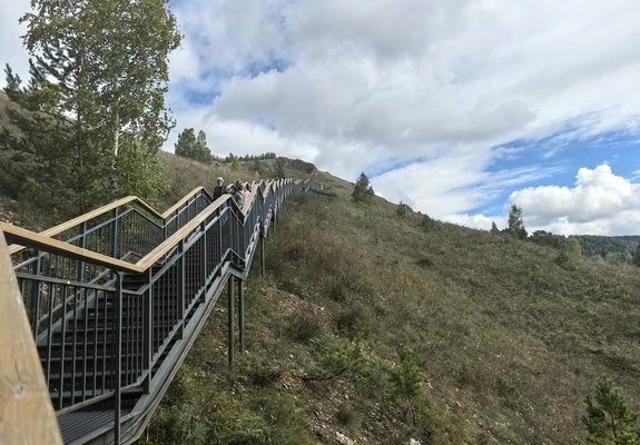 Лестница на Торгашинский хребет