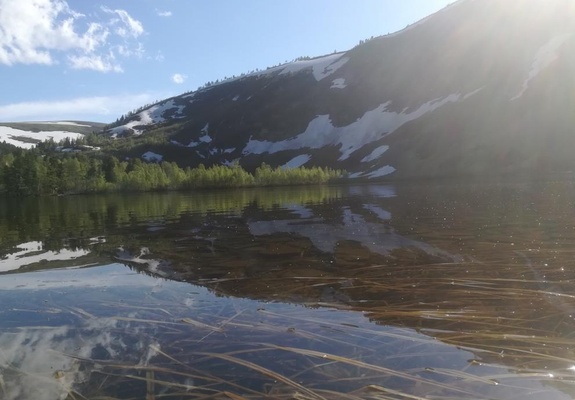 Горное озеро в Хакасии - Хазаннык